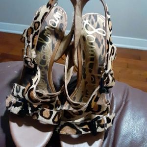 New Sam Edelman leopard wedges need gone asap